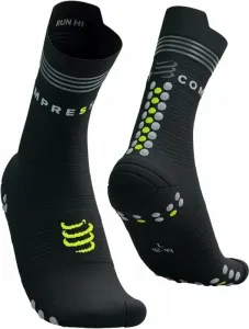 Compressport Pro Racing Socks v4.0 Run High Flash Black/Fluo Yellow T2 Laufsocken