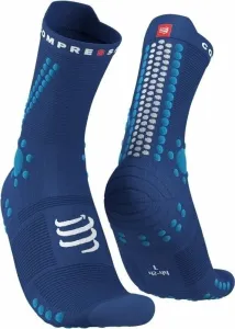 Compressport Pro Racing Socks v4.0 Trail Sodalite/Fluo Blue T3 Laufsocken