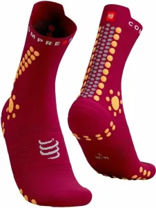 Compressport Pro Racing Socks v4.0 Trail Persian Red/Blazing Orange T1