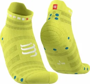 Compressport Pro Racing Socks v4.0 Ultralight Run Low Primerose/Fjord Blue T3 Laufsocken