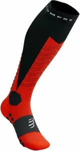 Compressport Ski Mountaineering Full Socks Black/Red T4