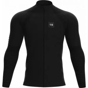 Compressport SEAMLESS ZIP SWEATSHIRT Sweatshirt, schwarz, größe L