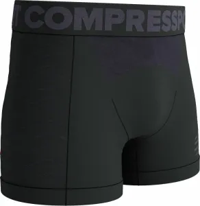 Compressport SEAMLESS BOXER Herren Unterhose, schwarz, größe L