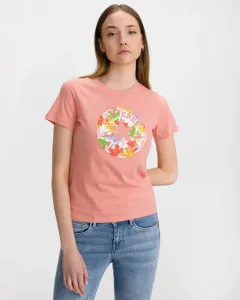 Converse Flower Vibes Chuck Patch T-Shirt Rosa