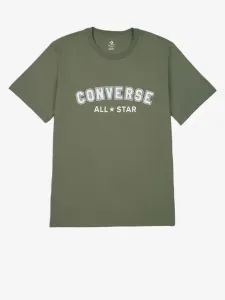 Converse CLASSIC FIT ALL STAR SINGLE SCREEN PRINT TEE Unisex Shirt, khaki, größe M