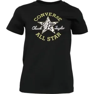 Converse CHUCK PATCH INFILL TEE Damenshirt, schwarz, größe XS