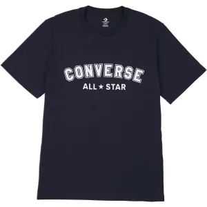 Converse CLASSIC FIT ALL STAR SINGLE SCREEN PRINT TEE Unisex Shirt, schwarz, größe L