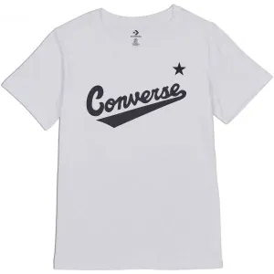 Weiße T-Shirts Converse