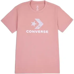 Converse SEASONAL STAR CHEVRON SS TEE Damenshirt, rosa, größe XS