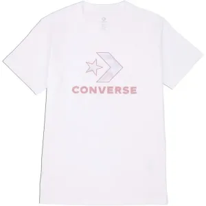 Converse SEASONAL STAR CHEVRON SS TEE Damenshirt, weiß, größe M