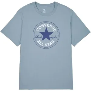 Converse STANDARD FIT CENTER FRONT CHUCK PATCH CORE TEE Unisex Shirt, hellblau, größe S