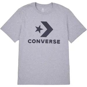 Converse STANDARD FIT CENTER FRONT LARGE LOGO STAR CHEV SS TEE Unisex Shirt, grau, größe M