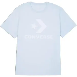 Converse STANDARD FIT CENTER FRONT LARGE LOGO STAR CHEV SS TEE Unisex Shirt, hellblau, größe M