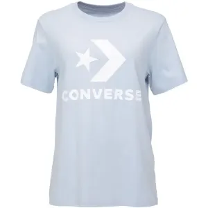 Converse STANDARD FIT CENTER FRONT LARGE LOGO STAR CHEV SS TEE Unisex Shirt, hellblau, größe S