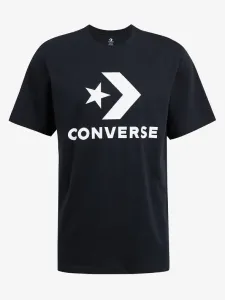 Converse STANDARD FIT CENTER FRONT LARGE LOGO STAR CHEV SS TEE Unisex Shirt, schwarz, größe L