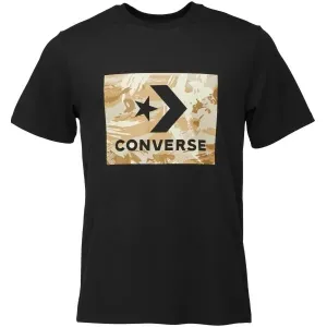 Converse STAR CHEVRON TEE Herren Shirt, schwarz, größe M