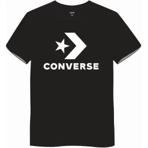 Converse STAR CHEVRON TEE Herren Shirt, schwarz, größe S