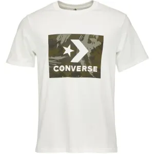 Converse STAR CHEVRON TEE Herren Shirt, weiß, größe L