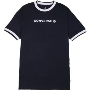 Converse WORDMARK TEE DRESS Kleid, schwarz, größe XS