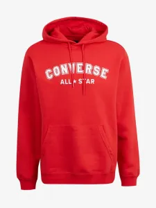 Converse Go-To Wordmark Sweatshirt Rot