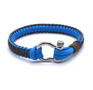 Cordell Blaues Paracord-Armband Omega Slim