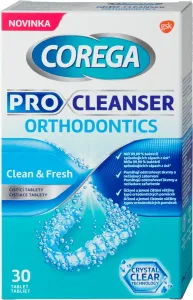 Corega Reinigungstabletten für Zahnersatz Pro Cleanser Orthodontics 30 Stck