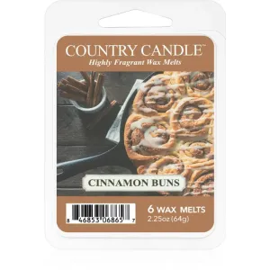Country Candle Cinnamon Buns duftwachs für aromalampe 64 g