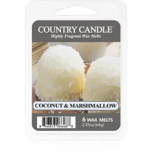 Country Candle Coconut & Marshmallow duftwachs für aromalampe 64 g