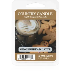 Country Candle Gingerbread Latte duftwachs für aromalampe 64 g