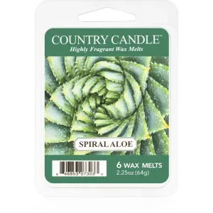 Country Candle Spiral Aloe duftwachs für aromalampe 64 g