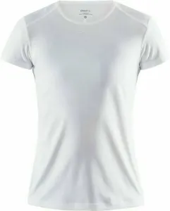 Craft ADV Essence Slim SS Women's Tee White M Laufshirt mit Kurzarm