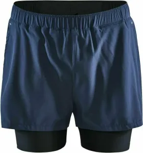Craft ADV Essence 2v1 Shorts Navy Blue S Laufshorts