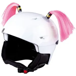 Crazy Ears ROSA ZÖPFCHEN Aufsätze für den Helm, rosa, größe os