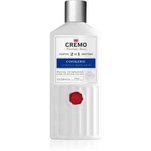 Cremo Citrus & Mint Leaf 2in1 Cooling Shampoo stimulierendes und erfrischendes Shampoo 2 in 1 für Herren 473 ml
