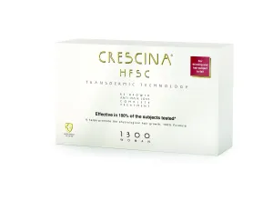 Crescina Transdermic 1300 Re-Growth and Anti-Hair Loss Pflege zur Förderung des Haarwachstums und gegen Haarausfall für Damen 20x3,5 ml
