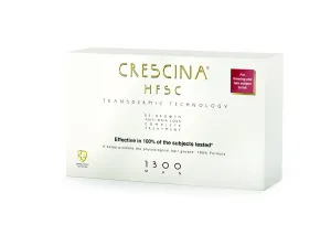Crescina Transdermic 1300 Re-Growth and Anti-Hair Loss Pflege zur Förderung des Haarwachstums und gegen Haarausfall für Herren 20x3,5 ml