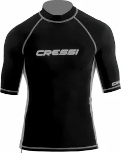 Cressi Rash Guard Man Short Sleeve Hemd Black L