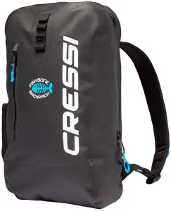 Cressi Fishbone Dry Backpack 25L Black/Light Blue