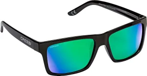 Cressi Bahia Black/Green/Mirrored Sonnenbrille fürs Segeln