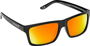 Cressi Bahia Black/Orange/Mirrored Sonnenbrille fürs Segeln