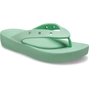 Crocs CLASSIC PLATFORM FLIP W Damen Flip Flops, hellgrün, größe 39/40
