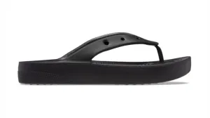 Crocs CLASSIC PLATFORM FLIP W Damen Flip Flops, schwarz, größe 36/37