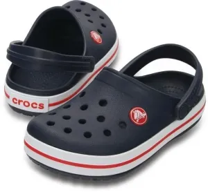 Crocs Kids' Crocband Clog Navy/Red 24-25 #1261731