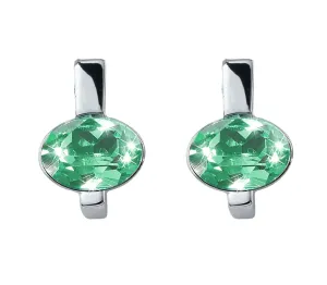 CRYSTalp Modische Ohrringe mit grünem Kristall Simply 42204.CHR.R