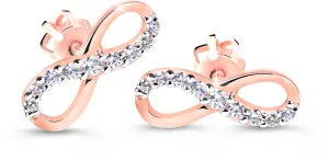 Cutie Diamonds Elegante Ohrringe aus Roségold mit Brillanten in Form der Unendlichkeit -30-00-X-4