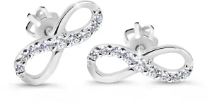 Cutie Diamonds Elegante Ohrringe aus Weißgold mit Brillanten in Form von Unendlichkeit -30-00-X-2
