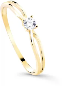 Cutie Diamonds Glitzernder Verlobungsring aus Gelbgold mit Brillanten -00-X-1 58 mm