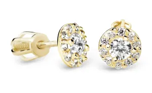 Cutie Diamonds Luxuriöse Ohrstecker aus Gelbgold mit Diamanten -30-00-X-1