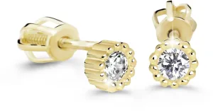 Cutie Diamonds Minimalistische Ohrstecker aus Gelbgold mit Brillanten -30-00-X-1