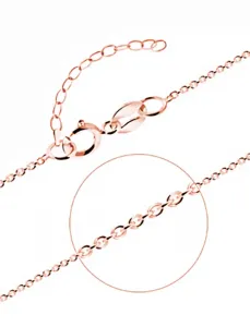 Cutie Jewellery Zarte Roségoldkette Anker Z0014 40 cm
